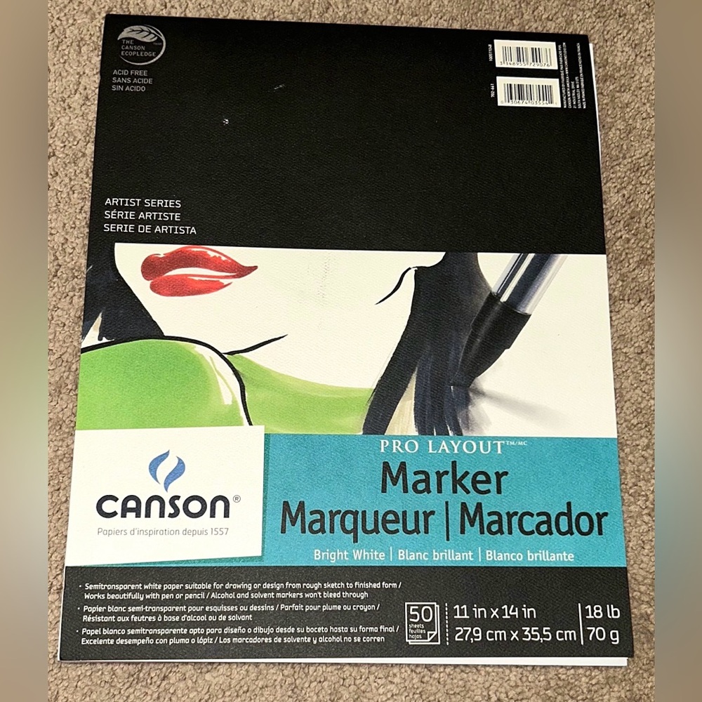 Canson Artist Series Drawing Paper Pad